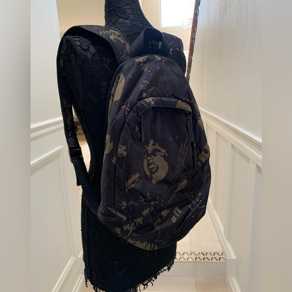 MAISON MARTIN MARGIELA Printed Fabric Backpack Bag - Picture 3 of 14